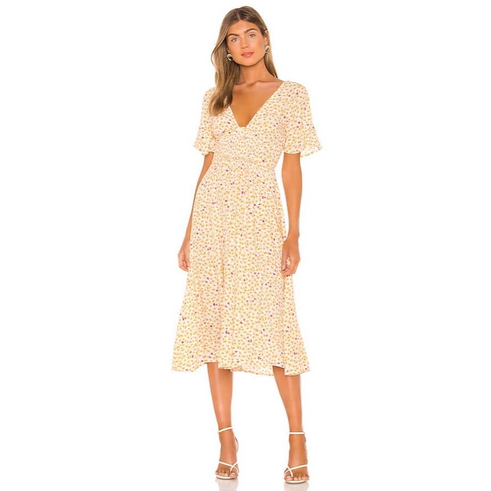 NWT Free People In Bloom Dress in Ivory size XS